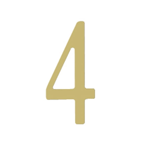 Número de Dirección 4 Special Lite BR3-4 Latón 7,6 cm