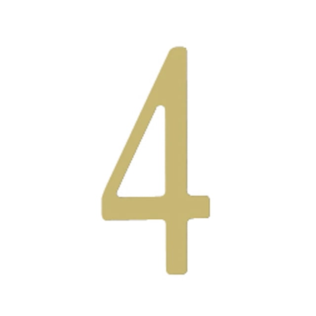 Número de Dirección 4 Special Lite BR3-4 Latón 7,6 cm