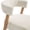 Beige, variant on Dayalane Modern Counter Height Bar Stools Set of 2, 27" H Barrel Back Velvet Upholstered Counter Stools with Wood Legs, Barstools for Kitchen Island, Dining Room Bar, Green