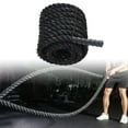 thumbnail image 6 of Battle Exercise Exercise Training Heavy Ropes 9.18ft/9.8ft Professional Home Gym Exercise Battling Exercise Rope Equipment 38mmx2.8m Red, 6 of 8