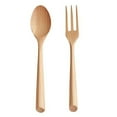 thumbnail image 3 of 6 PcsWooden Soup Spoons (Set or Retail) for Eating Mixing Stirring, Wood Long Handle Spoon Kitchen Table Spoon with Nice Wood Texture,Wall Décor, Super Sturdy Hardwood Spoon, 3 of 6