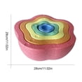 thumbnail image 2 of Escalones antideslizantes con forma de flor para entrenamiento de equilibrio, regalos para bebés, 2 of 8