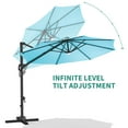 thumbnail image 5 of 10FT Premium Cantilever Patio Umbrella, 360° Rotation, Adjustable Tilt & UV 50+ Sun Protection for Outdoor Spaces, 5 of 8