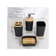 thumbnail image 2 of 6pcs Luxury Bathroom Accessory Set, Including Soap Dish, Toothbrush Holder, Cup, And Etc., 2 of 4