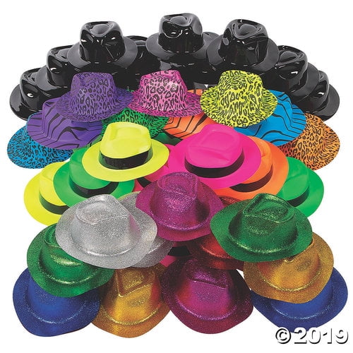 Bulk Adult Fedora Hats Assortment 