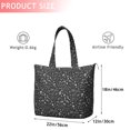 thumbnail image 4 of Black White Gothic Witch Skull Pattern Travel Tote Bags for Women Carry On,Large Weekender Bags for Women Travel,Multi Functional Duffle Bag for Work,Shopping,Sports, 4 of 5