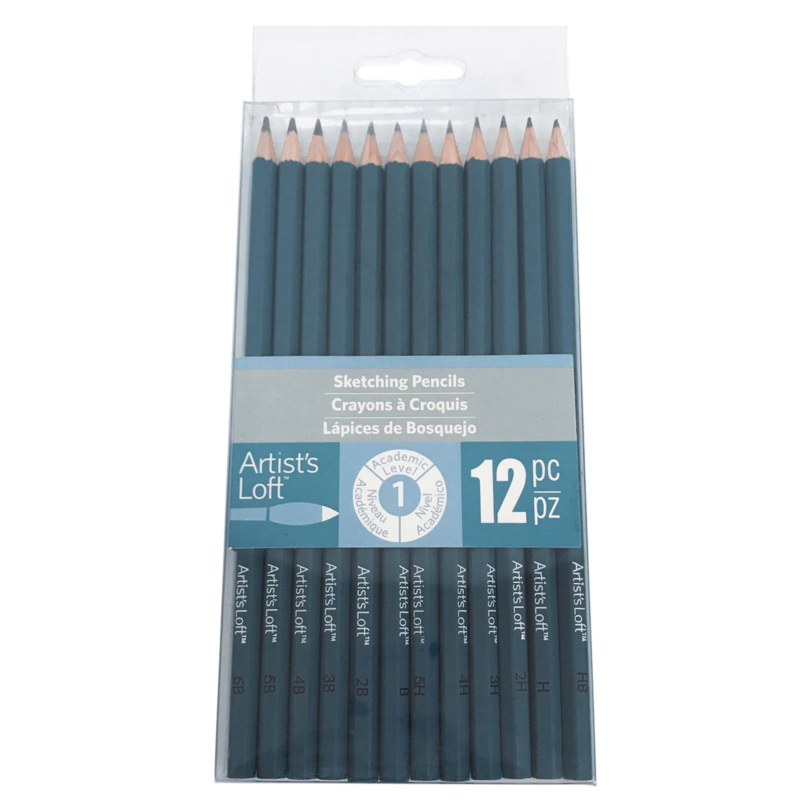 8 Packs: 12 ct. (96 total) Sketching Pencil Set by Artist's Loft