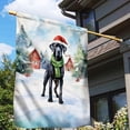 thumbnail image 3 of Hello Winter Great Dane Frosty Morning Walk Welcome Snowy Christmas House Flag 28x40in Double Sided Danes Dog Lover Gifts Outdoor Decor - 02018, 3 of 5