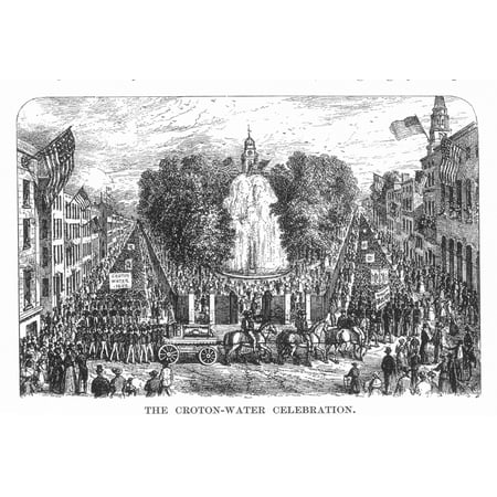 Nyc Croton Reservoir Nthe Celebrations To Mark The Opening In 1842 Of The Croton Distributing Reservoir On Murray Hill Between 40Th And 42Nd Streets At Fifth Avenue The Present Site Of The New York (Best Site To Sell Furniture In Nyc)