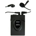 thumbnail image 2 of Movo Photo WMIC50 2.4GHz Wireless Lavalier Mic System with Transmitter, Receiver, Lavalier Microphone, 2x Earphones, 164' Range, 2 of 6