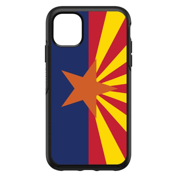 DistinctInk Custom SKIN / DECAL compatible with OtterBox Symmetry for iPhone 11 Pro MAX (6.5" Screen) - Arizona State Flag - US State Flag