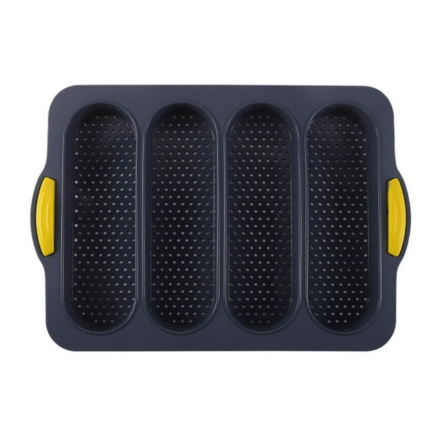 Silicone 4-Tray Non-Stick French Bread Loaf Pan â Oven & Toaster Baking Mold for Homemade Bread and Sandwiches Celebrate Valentine's Day valentine gifts for men