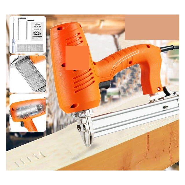 Electric Nail Gun 2000W Straight Staple Gun Stapler For Furniture Frame Electric Tacker ,Easy to Use