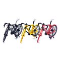 thumbnail image 2 of JAMOR Bicycle Model Mountain Bike Toy Racing Toy 1:10 Simulation Bike Mini Bike Model Zinc Alloy Racing Home Decoration Crafts Miniature Finger Mountain Bike (3), 2 of 3