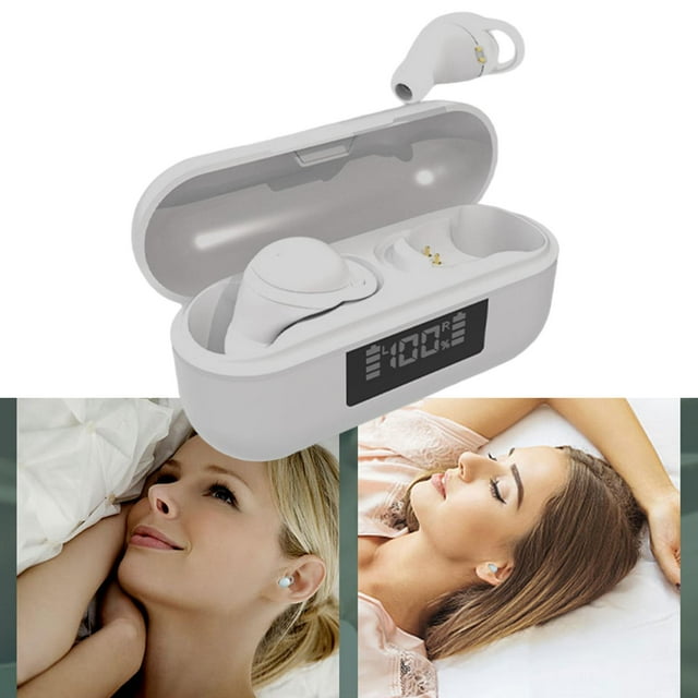 Bluetooth True Wireless Invisible with Charging Case Stereo in-Ear Gray