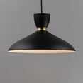 thumbnail image 3 of 11304BKSBR-Maxim Lighting-Carillon - 1 Light Pendant-8.75 Inches Tall and 15.75 Inches Wide-Black/Satin Brass Finish    -Traditional Installation, 3 of 5