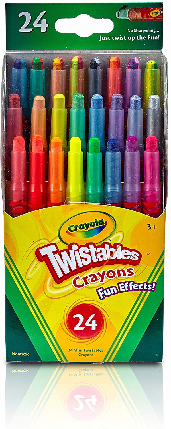 Non-Toxic Coloring School Supplies Crayola 24 Count Box of Crayons 3 Pack 