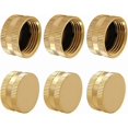 thumbnail image 1 of WWS-6PCS Garden Hose Cap 3/4 Inch Hose Female End Spigot Cap with Washers, 1 of 4