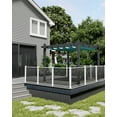 thumbnail image 6 of Yeshouse 10x10 Ft Outdoor Pergola Metal Gazebo with Retractable Canopy for Backyard Deck Patio Porch Grape Trellis, 6 of 6