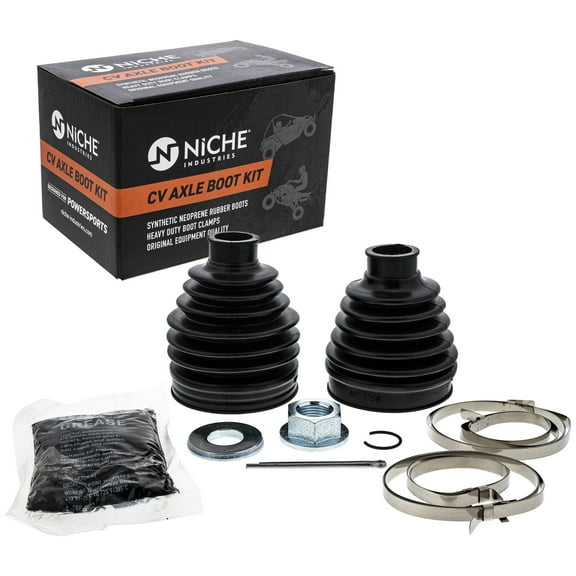 Niche Front CV Axle Boot Kit for Kawasaki 49006-0074 Mule 610 SX UTV 519-KCV2268B