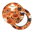 thumbnail image 2 of Balery Halloween 2 Fundas de asiento para taburete de bar redondo de tela de terciopelo ajustables que protegen de arañazos y manchas para sillas de 14 a 17 pulgadas.-13 inch, 2 of 7
