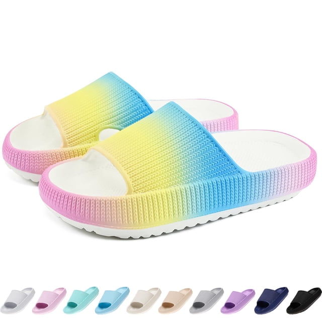 Sandalias Slide Rosyclo Cloud para niños, antideslizantes, suela suave