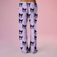 thumbnail image 4 of Anime Pajamas for Women Girls Cute Cartoon Cat Print Kawaii Casual Sleep Pajama Pants, 4 of 5