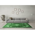 thumbnail image 3 of Ahgly Company Indoor Square Persian Emerald Green Traditional Area Rugs, 5' Square, 3 of 4