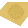thumbnail image 4 of 25Sheet Gold Foil Certificate Seals Maple Leaf 2inch Round Self Adhesive Embossed Stickers, 4 of 9