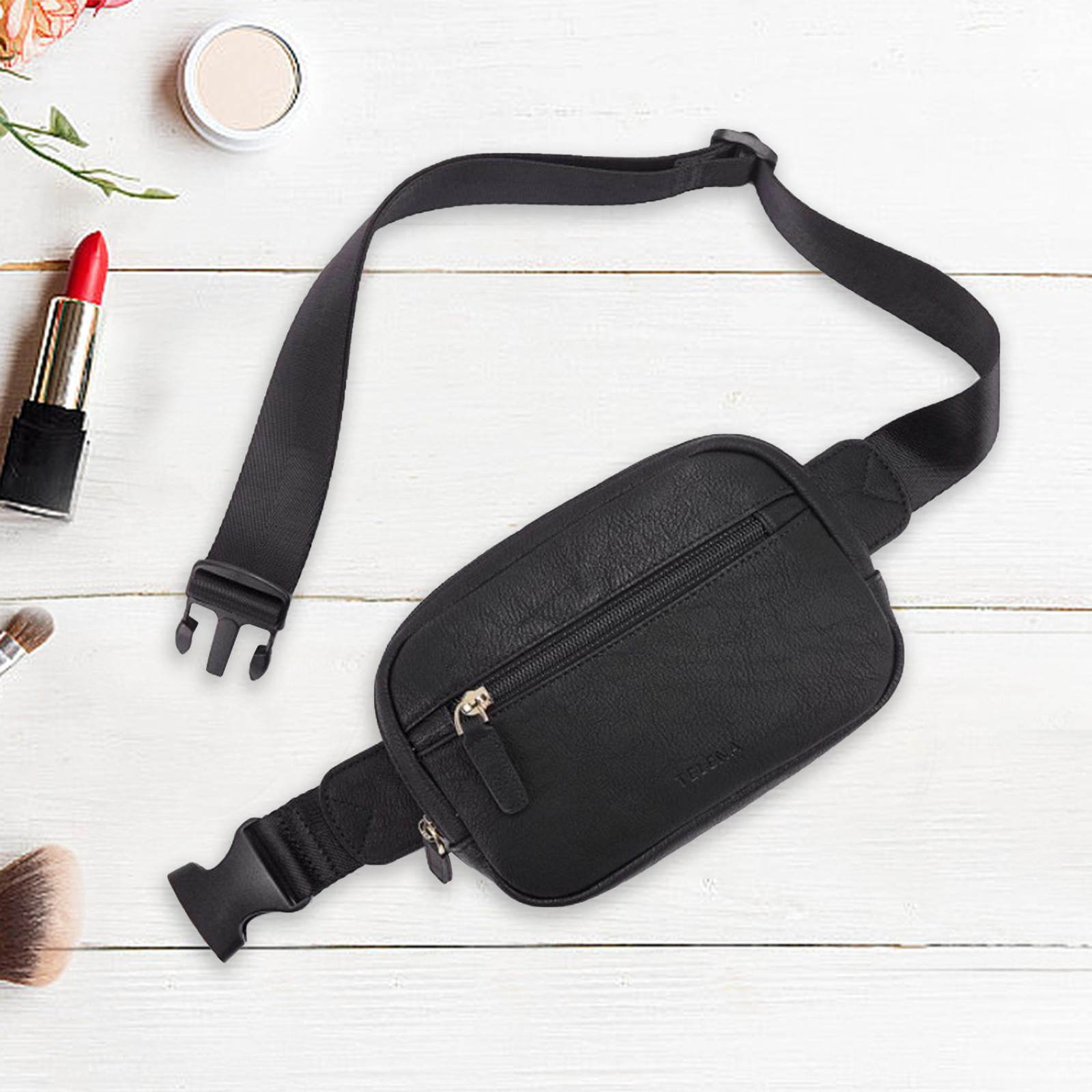 Segolike Belt Bag Handbag Everywhere Shoulder Purse Fashionable Tote Fanny Pack for Women Black