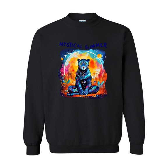 Mystical Summer Magic Witchy Celestial Sun Moon Graphic Sweatshirt, for men & women, up to size 5XL