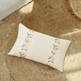 thumbnail image 6 of Btomtd 19.6x11.8 in Floral Embroidered Pillow Cover Rose Pattern Decorative Pillowcase for Sofa Beds Head Cushion Cover Pillow Case, F, 6 of 6