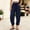 *Dark Blue, variant on ClodeEU Women's High Waisted Drawstring Joggers,Casual Elastic Waist Loose Fit Harem Pants with Pockets Black,Women's Plus L