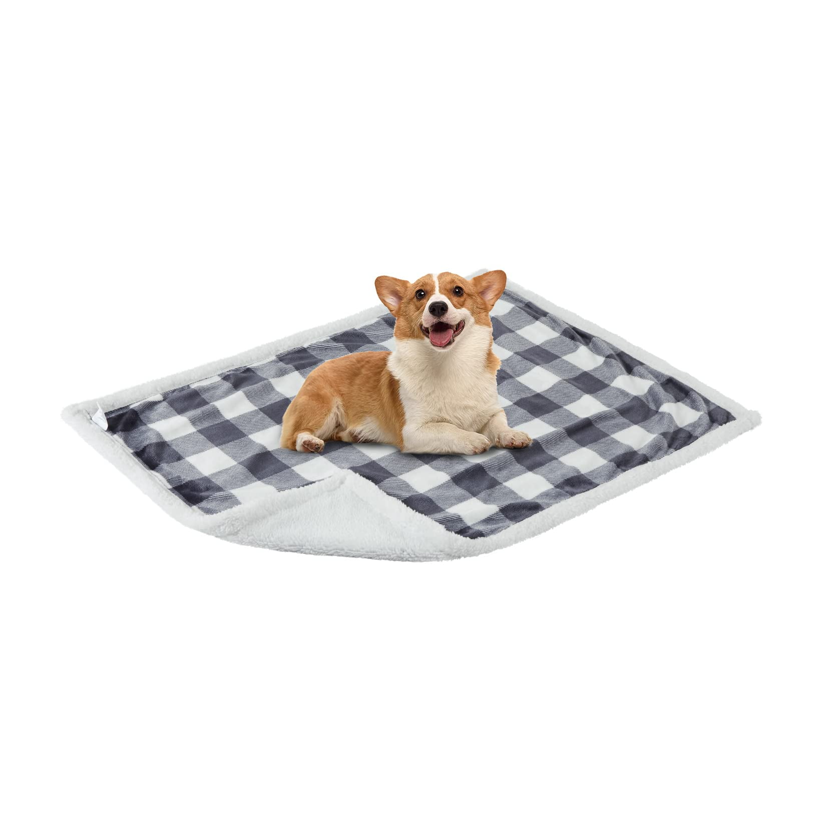 Waterproof Pee Proof Dog Blanket for Bed Couch Sofa, Buffalo Plaid