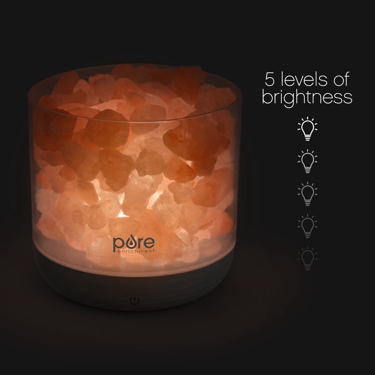 Pure Enrichment PureGlow USB Salt Lamp, 4.35 Inch photo 3