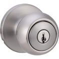 thumbnail image 1 of Exterior Door Knob With Keyed Lock and Deadbolt Coastal Matte, 1 of 7