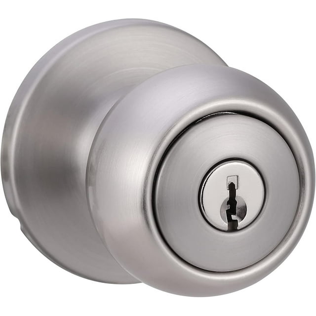 Exterior Door Knob With Keyed Lock and Deadbolt Coastal Matte