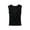 Black, variant on Women's Deep V Drape Tank Tops, Elegant Wrap Front Ruched Sleeveless Blouse, Slimming Casual Tee for Date & Party