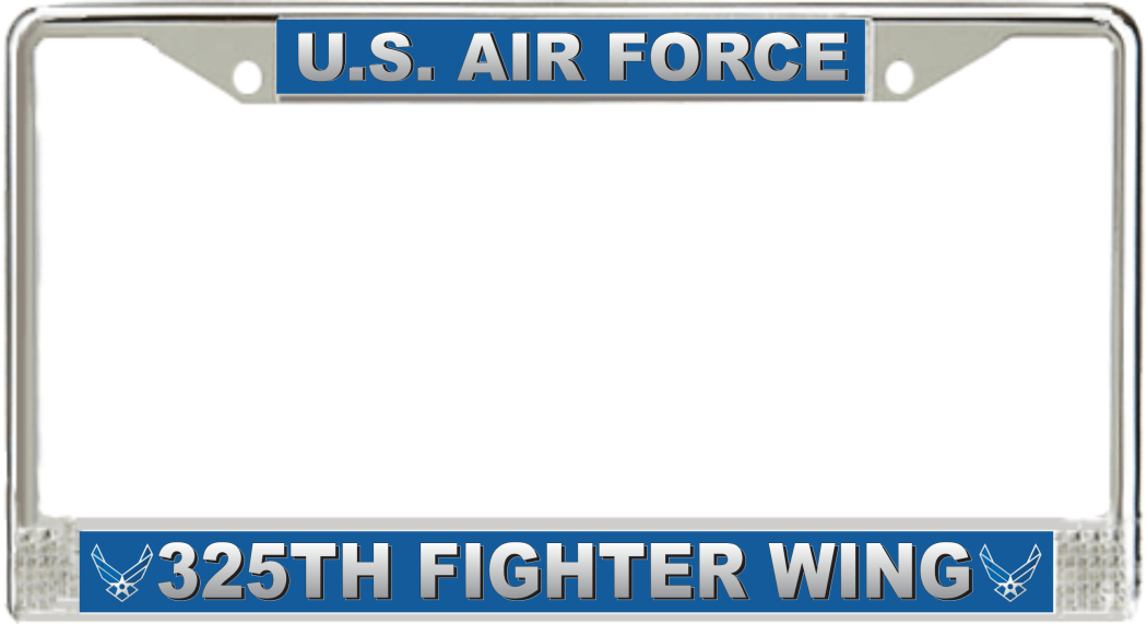 U.S. Air Force 325th Fighter Wing License Plate Frame