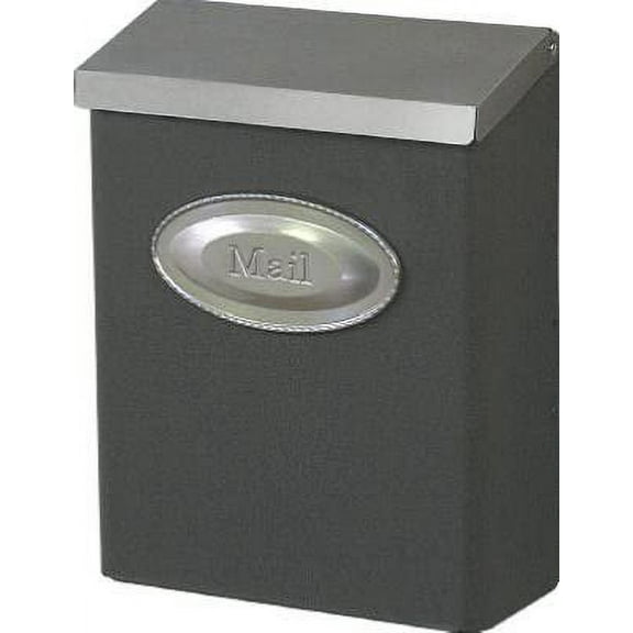 Solar Group Vertical Wall Mount Mailbox With Lock - Extra Large - White — Home & Garage Storage, Stackable Design