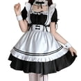 thumbnail image 2 of FASHOFT Women's Japanese Style Maid Halloween Cute Anime Cosplay Outfit Casual Wear Masquerade Party Stage Performance Fancy Dress Up Halloween L, 2 of 4