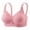 Pink, variant on Njagoc3 Wireless Bras for Women Plus Size Lace Thin Adjustable Gathered Everyday Comfortable Support Bra