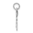 thumbnail image 2 of Auriga 925 Sterling Silver Rhodium-plated Diamond-cut #15 Charm for Women (L-20mm, W-14mm), 2 of 6