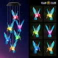 thumbnail image 6 of Clearance! Barhoo Solar Outdoor Lights, Solar Lights Outdoor Garden Decor Waterproof, Led Hummingbird Garden Solar Light Landscape Light Garden Light for Walkway Yard Lawn Landscape Decor, 6 of 7
