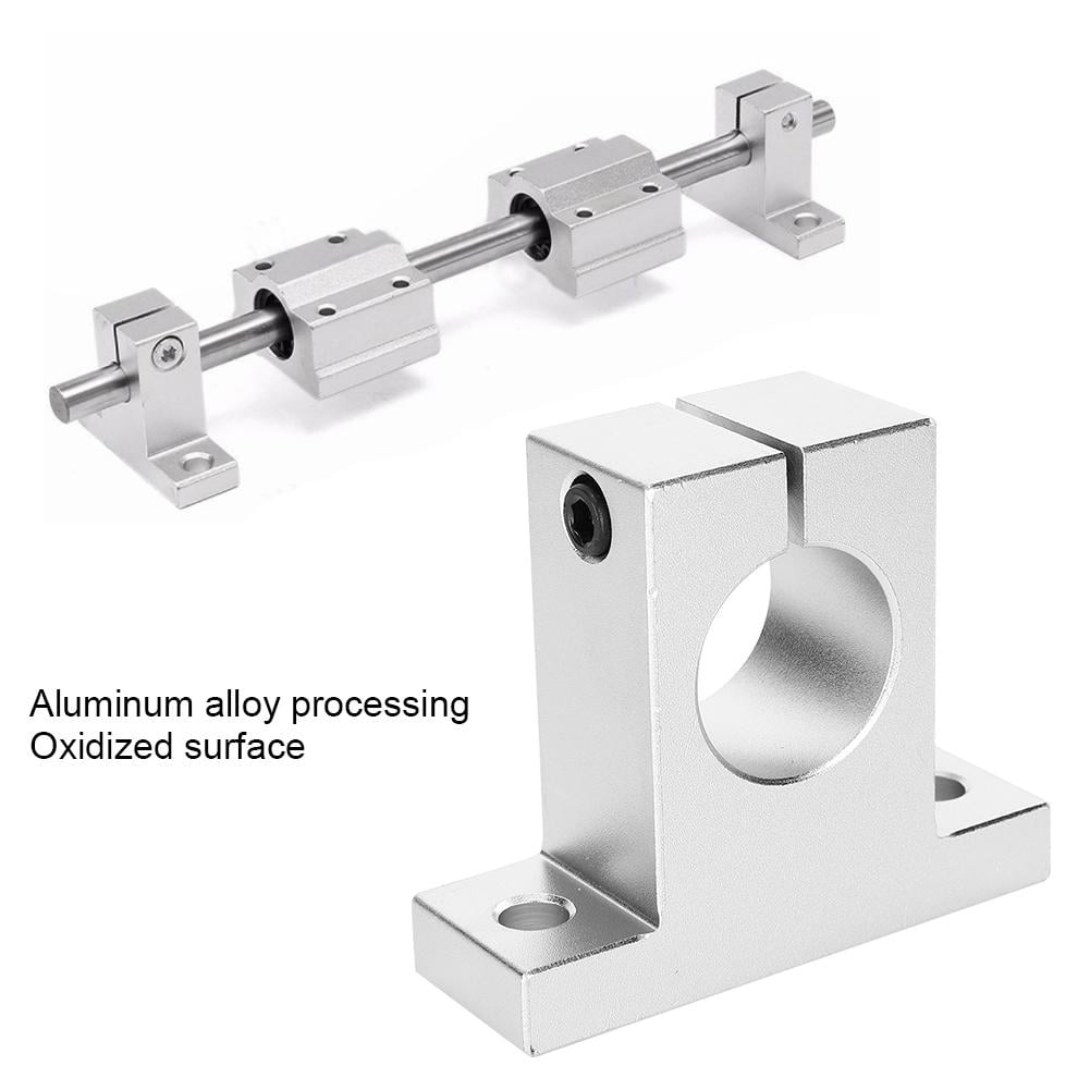 SK40 Aluminum Alloy Shaft Bracket Hardware Accessory Industrial Parts Light-Weight Fastener Rail Accessory Fixing Bracket