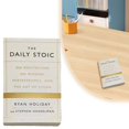 thumbnail image 1 of Gift Idea The Daily Stoic: 366 Days Of Wisdom Perseverance And Life Lessons For Modern Living 1 book The Daily Stoic (paperback) Present Holiday Gift Birthday Gift Collectible Makeup Organizers, 1 of 6