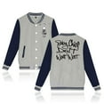 thumbnail image 2 of BabyChiefDoit WENT WEST Baseball Jacket Men's & Women's Varsity Style Ribbed Trim Coat, 2 of 3