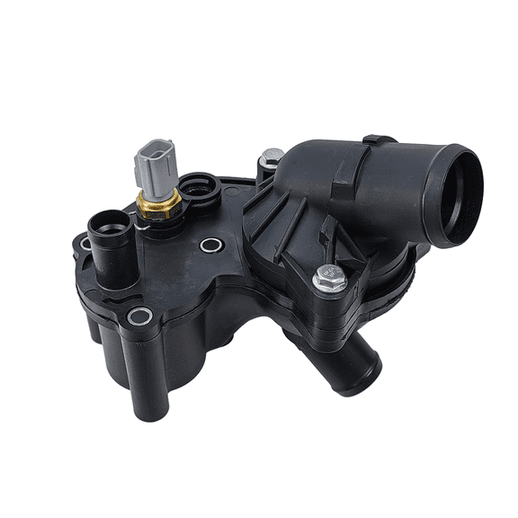 Thermostat Housing Kit Assembly w/Sensor | Fit for Ford Explorer & Mercury Mountaineer 2002 2003 2004 2005 2006 2007 2008 2009 2010 V6 4.0L | OE# 2L2Z8592AA 2L2Z8592BA 2L2Z8592BB 2L2E9K478BA 902-860