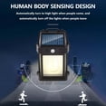 thumbnail image 6 of Solar Wall Lights Outdoor with Motion Sensor, Dusk To Dawn Automatic, Waterproof for Yard Fence Patio, Bright Security Lighting, 6 of 8
