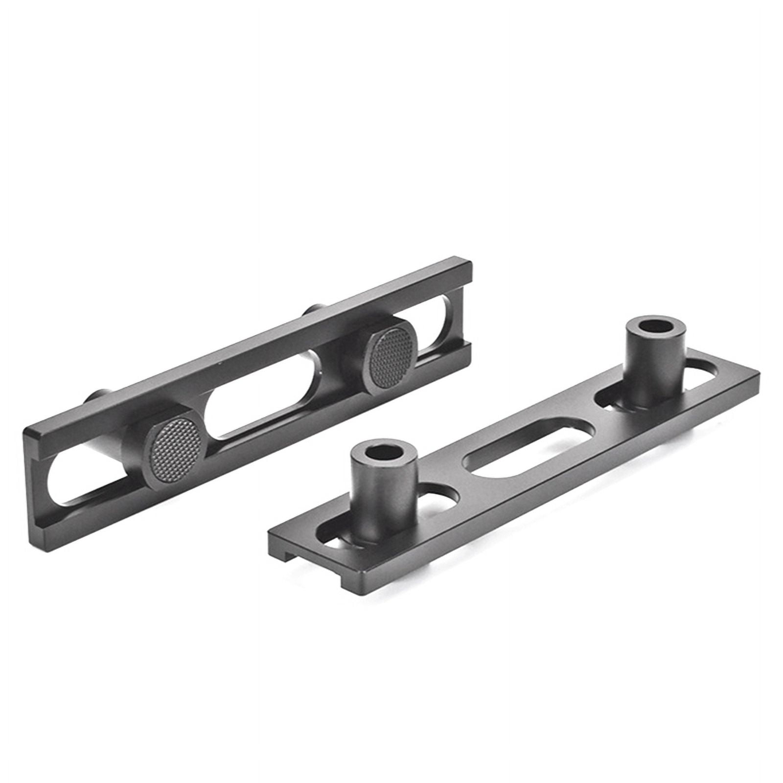 Woodworking Table Hole Dowel Self Centering Doweling Jig Dowel Drill Guide Bushings Set Wood Dowel Jig Kit Black 19mm